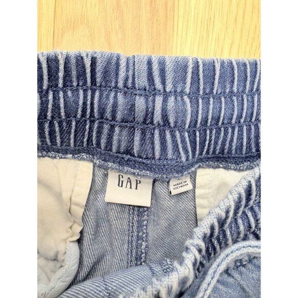 GAP XS Drawstring Waist Stretch Denim Shorts Blue EUC - Picture 2 of 4